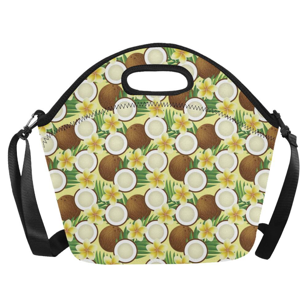 Coconut Pattern Print Design CN02 Neoprene Lunch Bag-JorJune