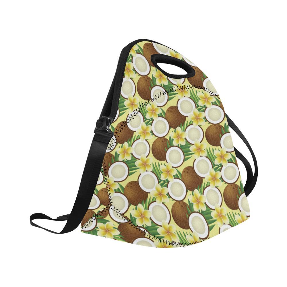 Coconut Pattern Print Design CN02 Neoprene Lunch Bag-JorJune