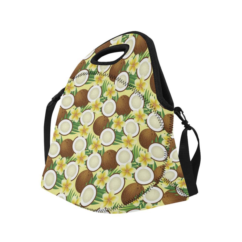 Coconut Pattern Print Design CN02 Neoprene Lunch Bag-JorJune