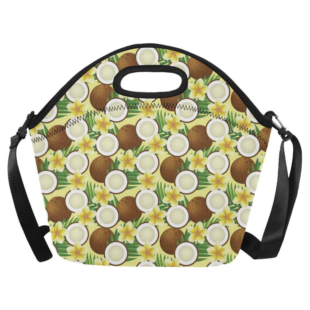 Coconut Pattern Print Design CN02 Neoprene Lunch Bag-JorJune