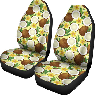 Coconut Pattern Print Design CN02 Universal Fit Car Seat Covers