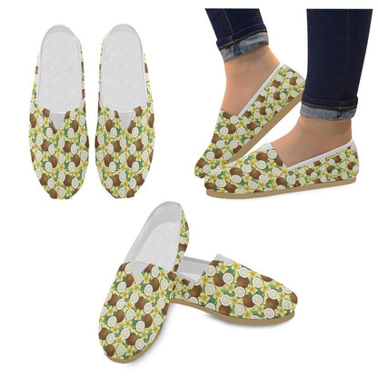Coconut Pattern Print Design CN02 Women Casual Shoes-JorJune.com