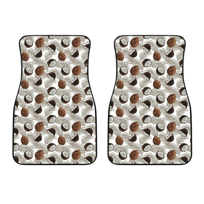 Coconut Pattern Print Design CN03 Car Floor Mats-JorJune