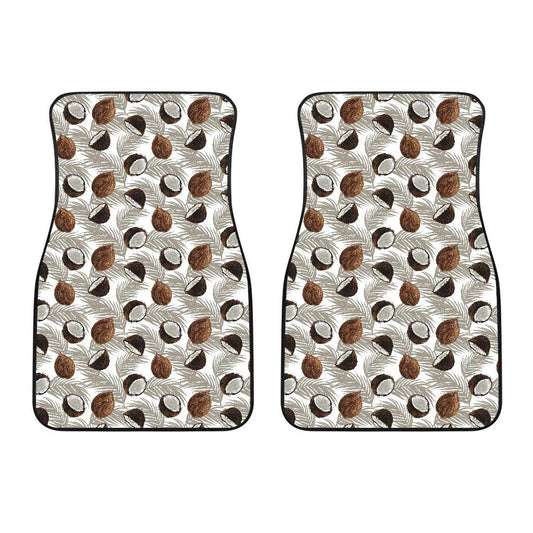 Coconut Pattern Print Design CN03 Car Floor Mats-JorJune