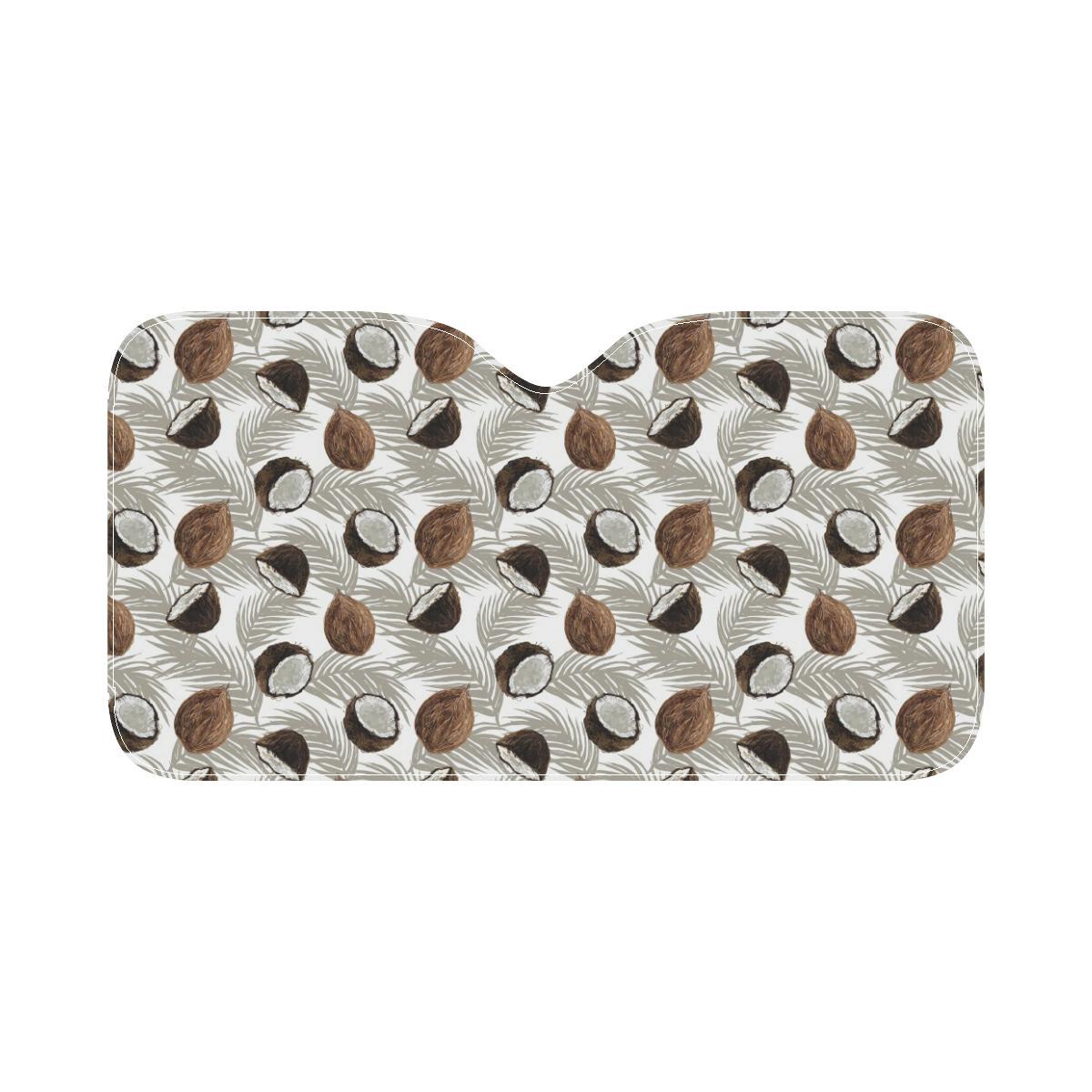 Coconut Pattern Print Design CN03 Car Sun Shade-JorJune
