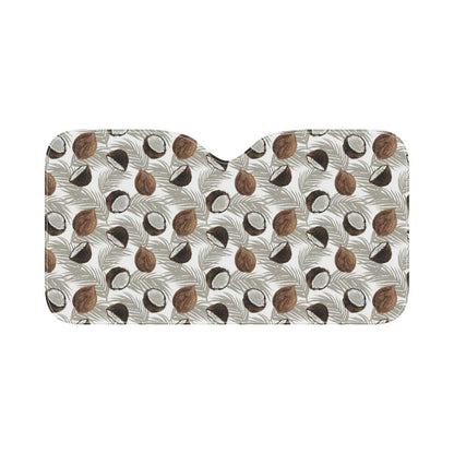 Coconut Pattern Print Design CN03 Car Sun Shade-JorJune