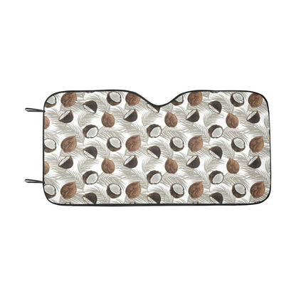 Coconut Pattern Print Design CN03 Car Sun Shade-JorJune