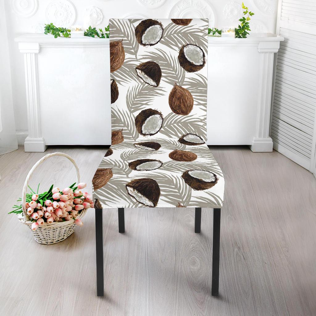 Coconut Pattern Print Design CN03 Dining Chair Slipcover-JORJUNE.COM