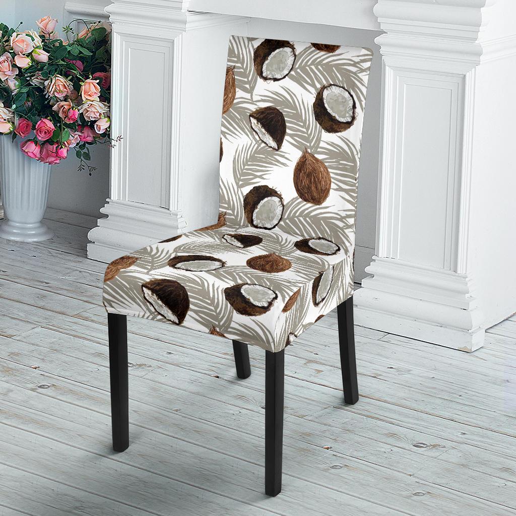 Coconut Pattern Print Design CN03 Dining Chair Slipcover-JORJUNE.COM