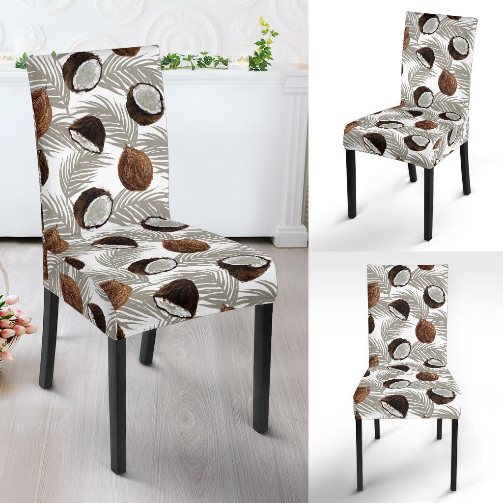 Coconut Pattern Print Design CN03 Dining Chair Slipcover-JORJUNE.COM