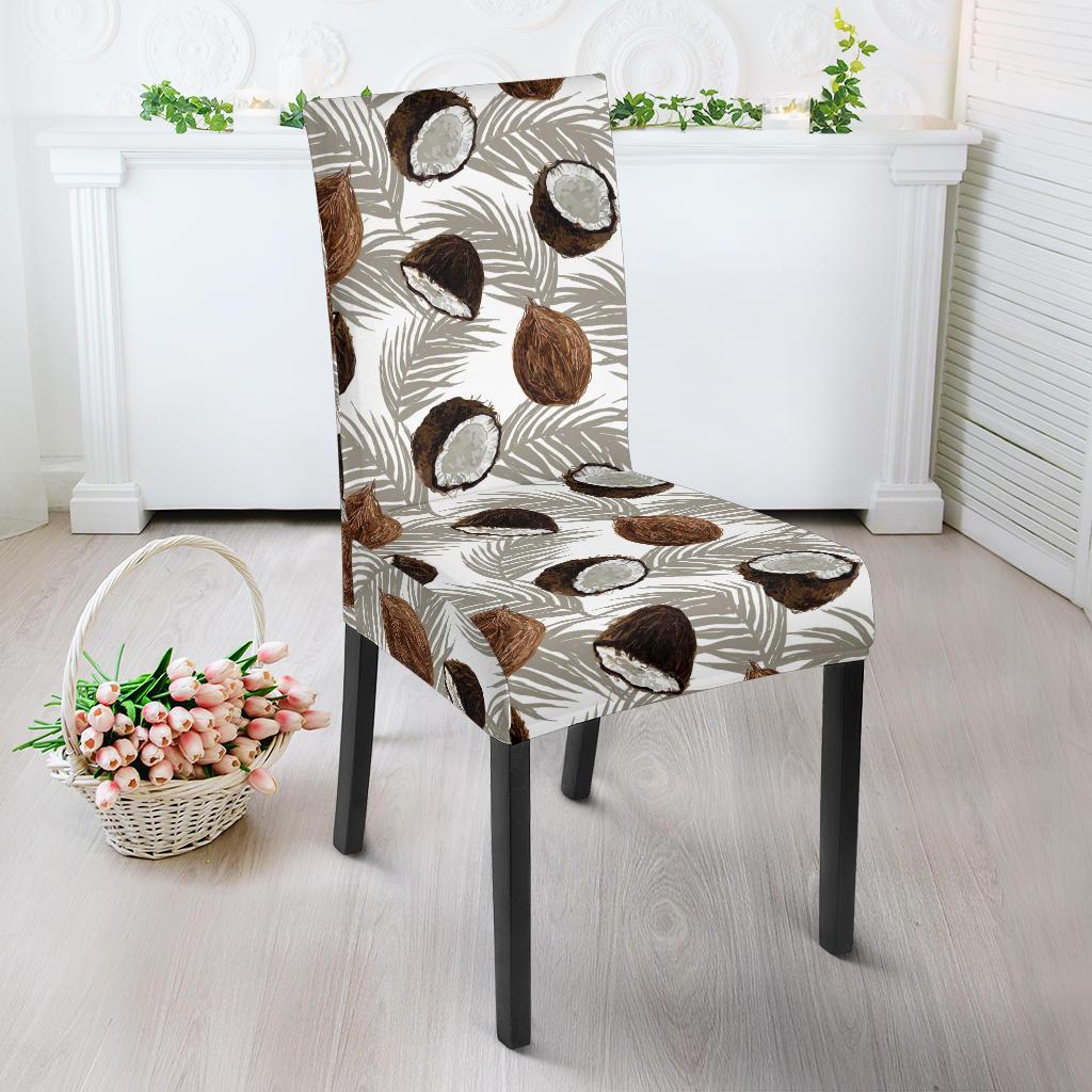 Coconut Pattern Print Design CN03 Dining Chair Slipcover-JORJUNE.COM
