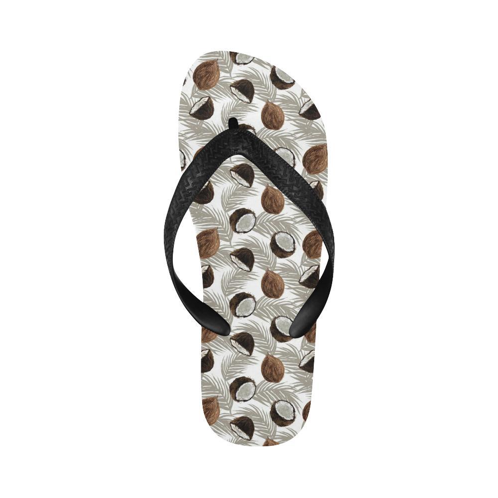 Coconut Pattern Print Design CN03 Flip Flops-JorJune
