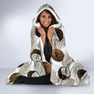 Coconut Pattern Print Design CN03 Hooded Blanket-JORJUNE.COM