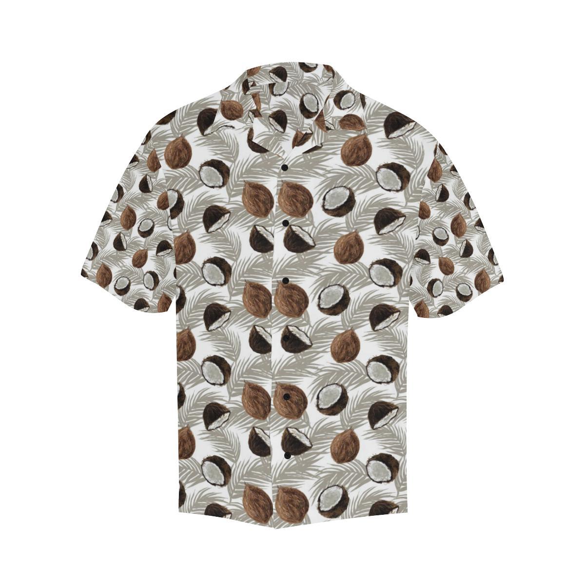 Coconut Pattern Print Design CN03 Men Hawaiian Shirt-JorJune