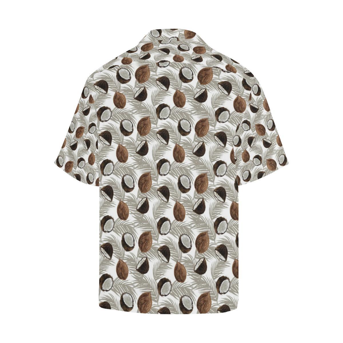 Coconut Pattern Print Design CN03 Men Hawaiian Shirt-JorJune