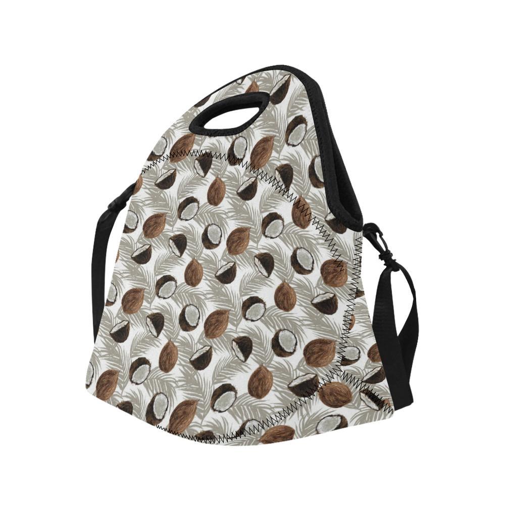Coconut Pattern Print Design CN03 Neoprene Lunch Bag-JorJune