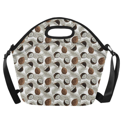 Coconut Pattern Print Design CN03 Neoprene Lunch Bag-JorJune