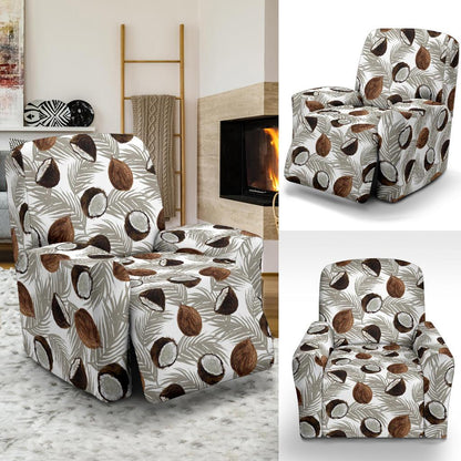Coconut Pattern Print Design CN03 Recliner Slipcover-JORJUNE.COM