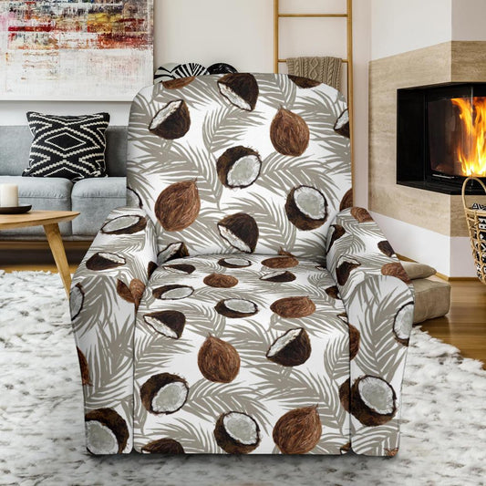 Coconut Pattern Print Design CN03 Recliner Slipcover-JORJUNE.COM