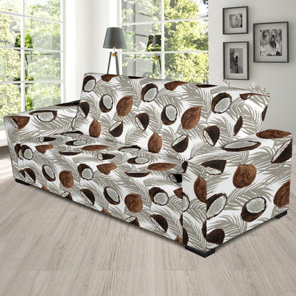 Coconut Pattern Print Design CN03 Sofa Slipcover-JORJUNE.COM