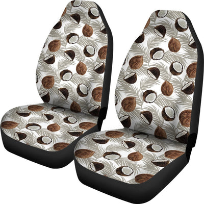 Coconut Pattern Print Design CN03 Universal Fit Car Seat Covers