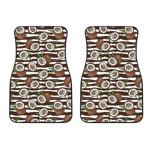 Coconut Pattern Print Design CN04 Car Floor Mats-JorJune