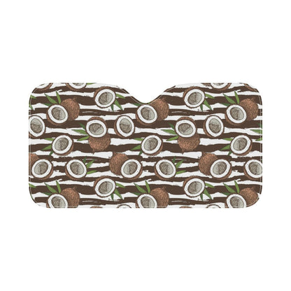 Coconut Pattern Print Design CN04 Car Sun Shade-JorJune