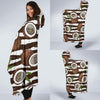 Coconut Pattern Print Design CN04 Hooded Blanket-JORJUNE.COM