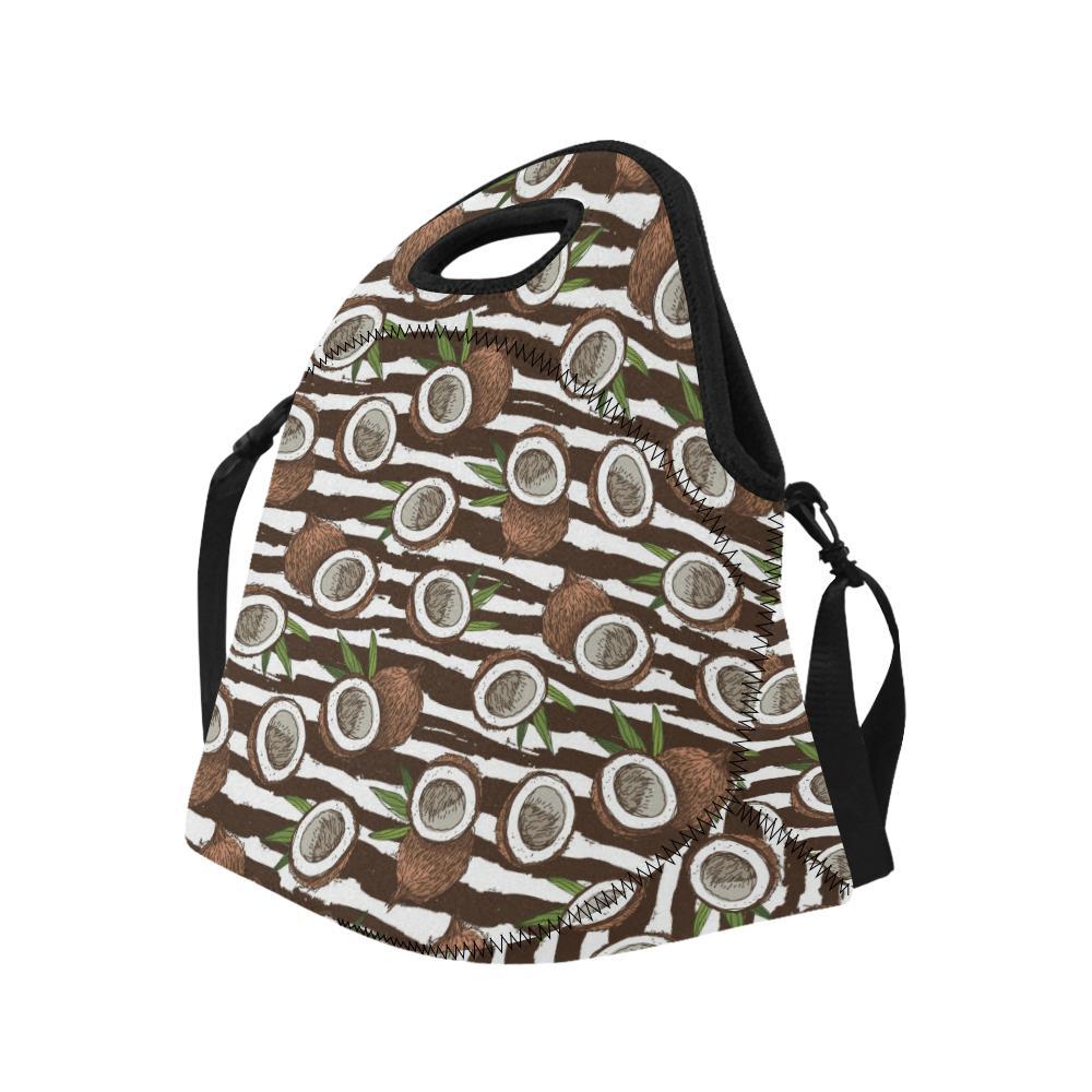 Coconut Pattern Print Design CN04 Neoprene Lunch Bag-JorJune