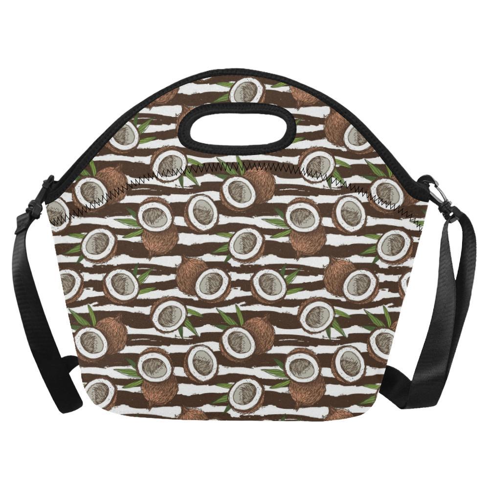 Coconut Pattern Print Design CN04 Neoprene Lunch Bag-JorJune