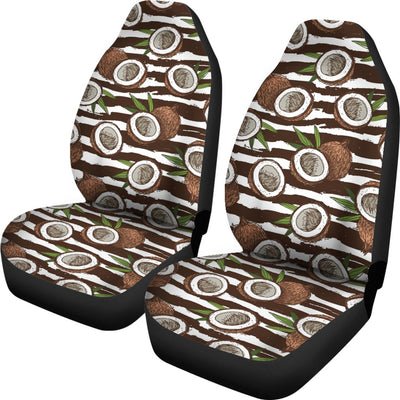 Coconut Pattern Print Design CN04 Universal Fit Car Seat Covers