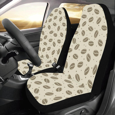 Coffee Pattern Print Design 02 Car Seat Covers (Set of 2)-JORJUNE.COM