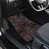 Colorful Art Wolf Front and Back Car Floor Mats