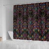 Colorful Art Wolf Shower Curtain