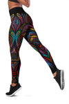 Colorful Art Wolf Women Leggings