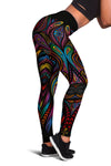Colorful Art Wolf Women Leggings