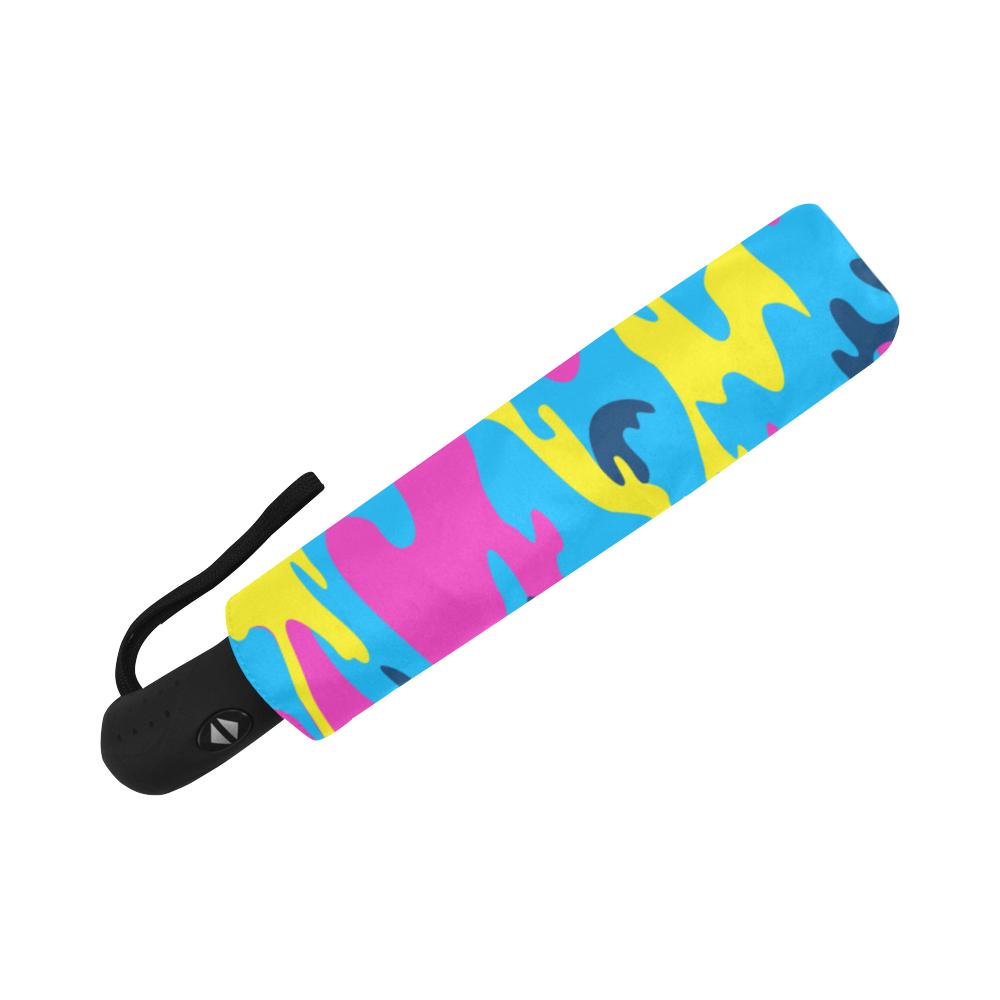 Colorful Camo Automatic Foldable Umbrella