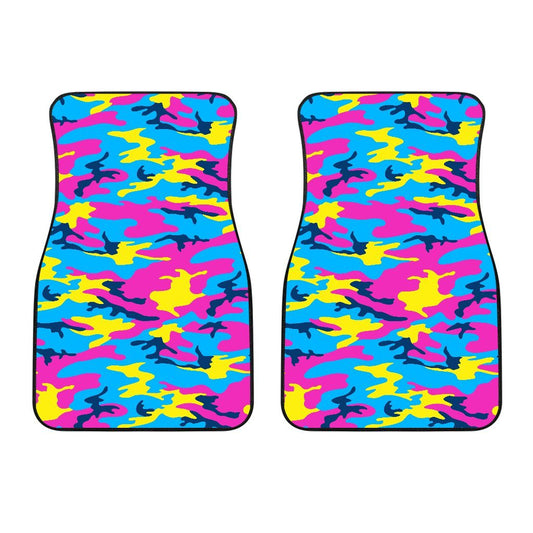 Colorful Camouflage Camo Car Floor Mats