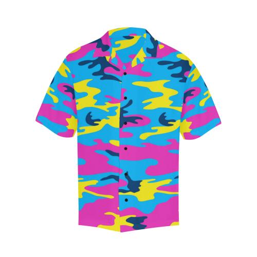 Colorful Camo Men Hawaiian Shirt