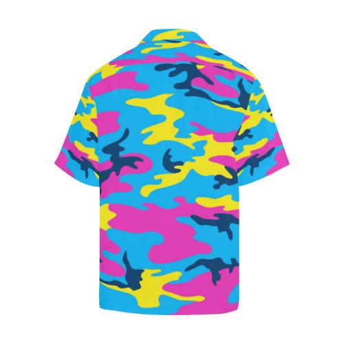 Colorful Camo Men Hawaiian Shirt