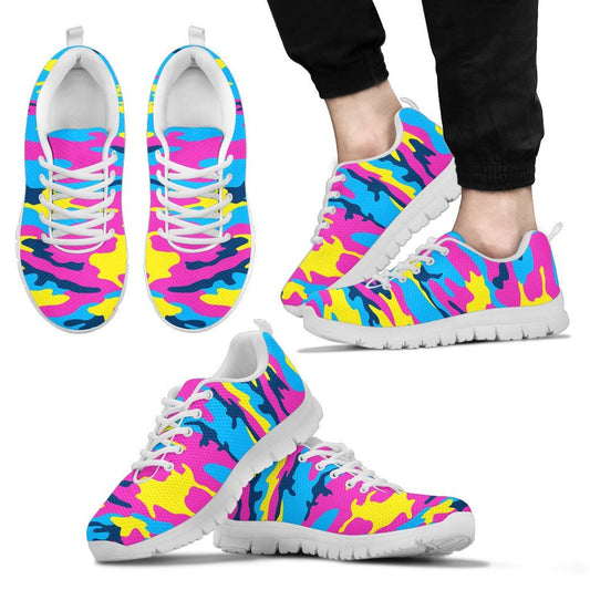 Colorful Camouflage Camo Men Sneakers