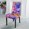Colorful Geranium Pattern Dining Chair Slipcover-JORJUNE.COM