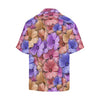 Colorful Geranium Pattern Men Hawaiian Shirt