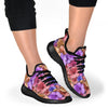 Colorful Geranium Pattern Mesh Knit Sneakers Shoes
