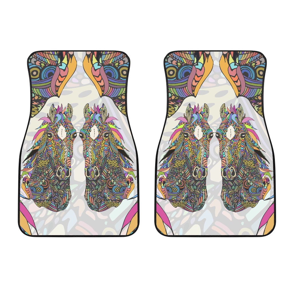 Colorful Horse Car Floor Mats