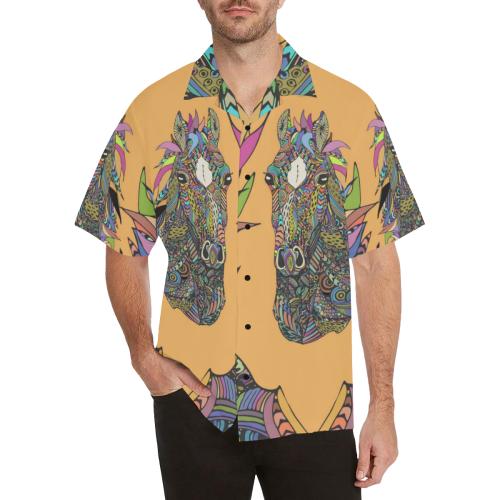 Colorful Horse Men Hawaiian Shirt