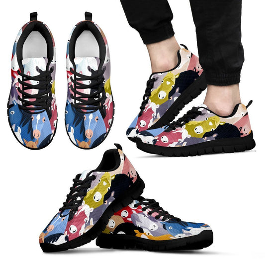 Colorful Horse Pattern Men Sneakers