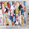 Colorful Horse Pattern Shower Curtain