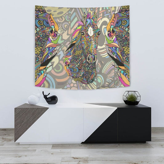 Colorful Horse Wall Tapestry
