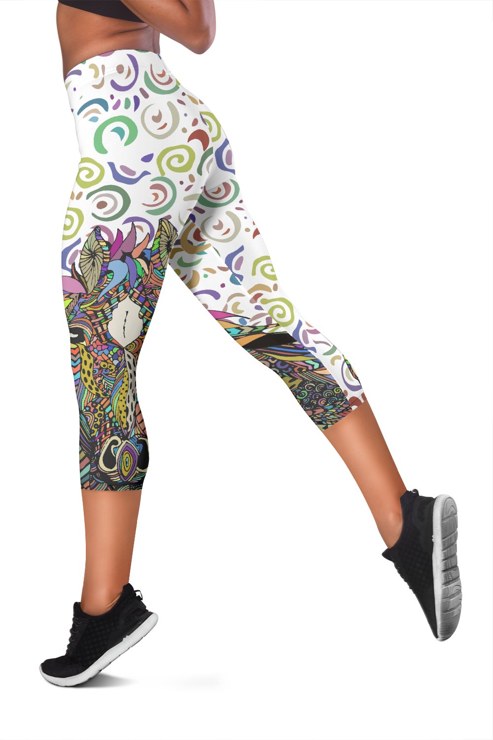 Colorful Horse Women Capris